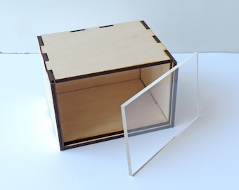Kit de caixa de quarto em madeira compensada de bétula na escala 1:48