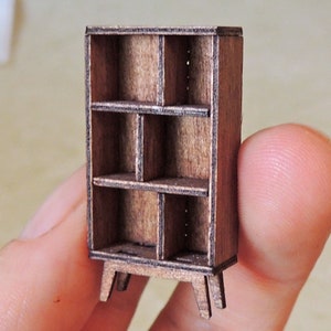 1:48 Miniature Bookcase KIT