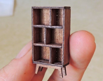 1:48 Miniature Bookcase KIT