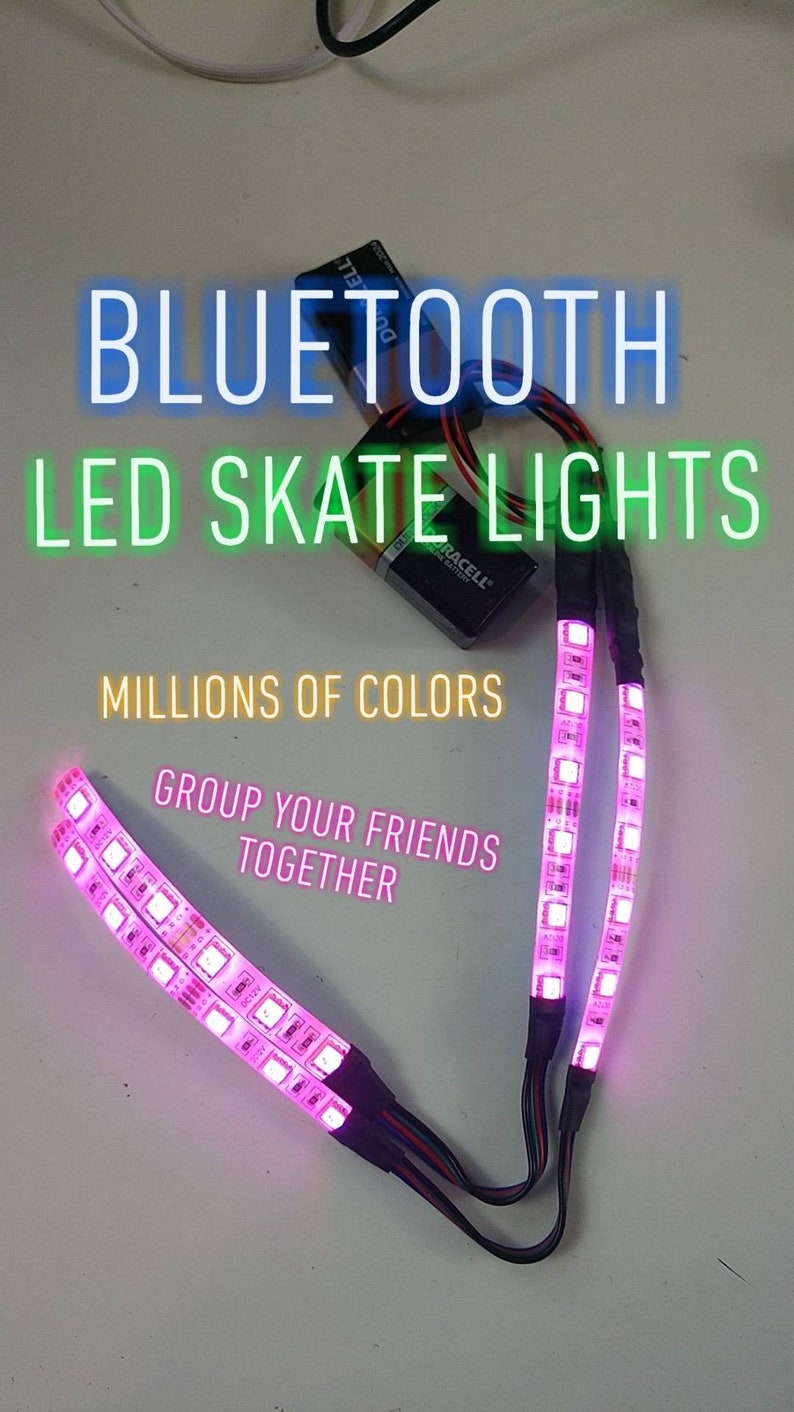 Bluetooth Daisy Chain Controlled Color changing LED lights for Etsy