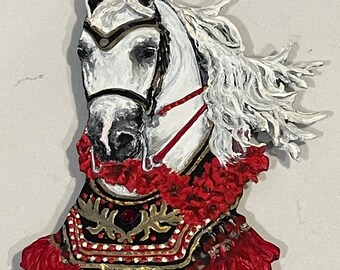 Desert Song steel magnet by dhSeadragon  Arabian Horse