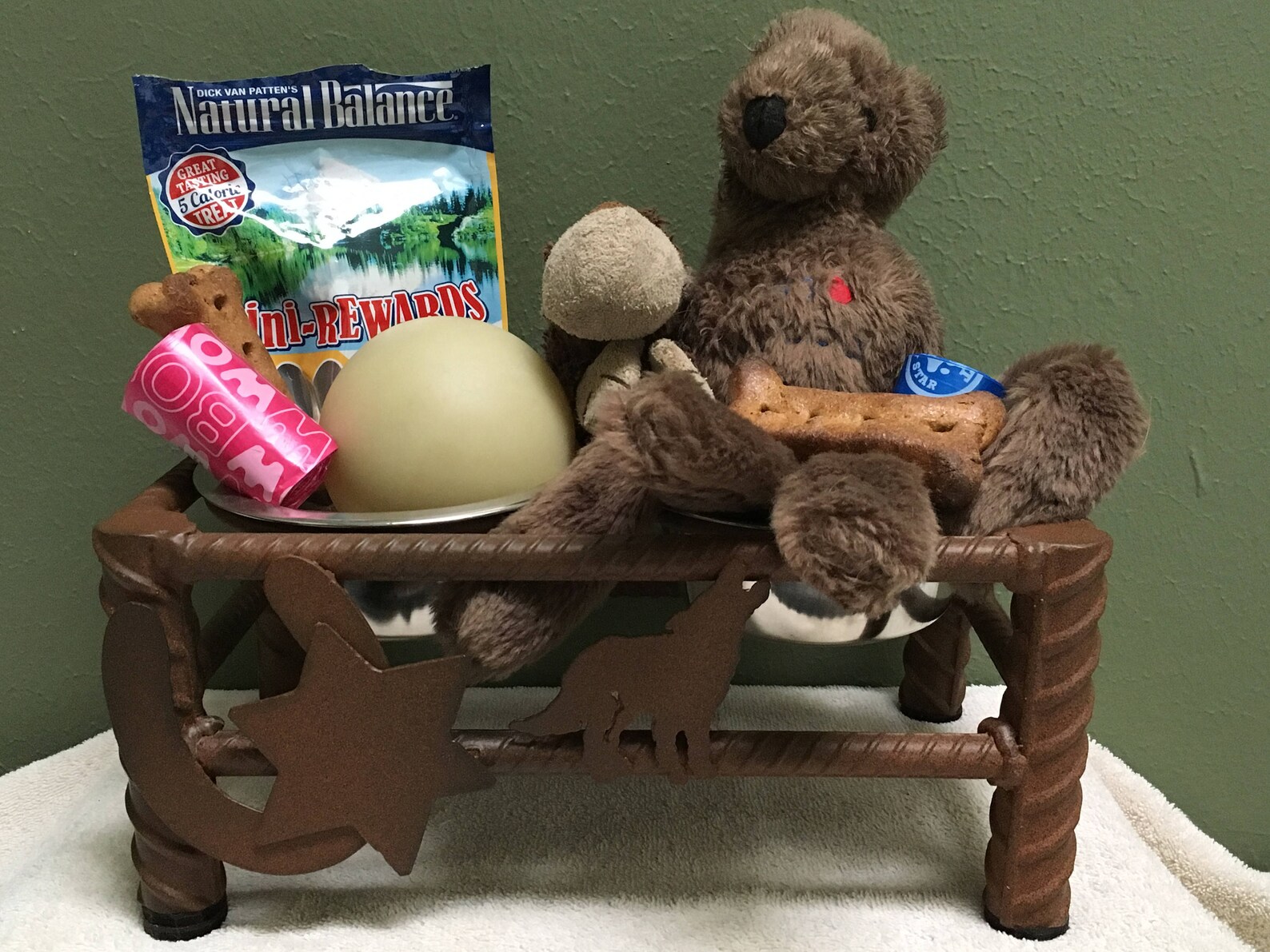 Deluxe Doggy Small Dog Food Bowl Stand Dog Toys Dog Etsy