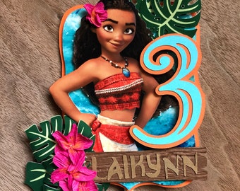 Moana Cake Topper Etsy Moana Cake Topper Etsy
