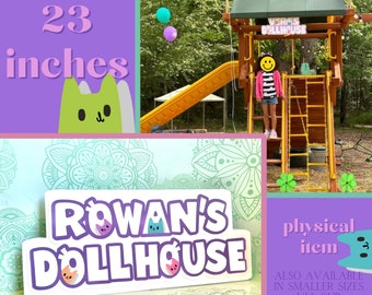 23" wide Gabby’s Dollhouse Sign/logo/birthday
