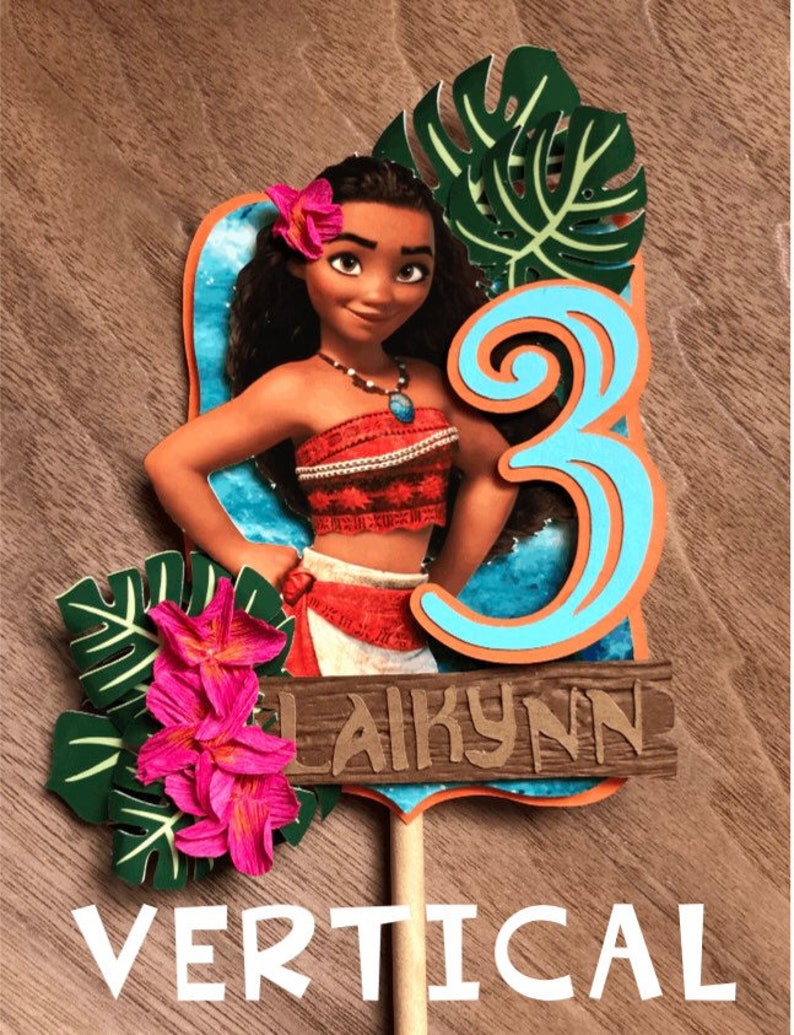 Moana Island Princess Cake Topper/ Birthday Bild 8