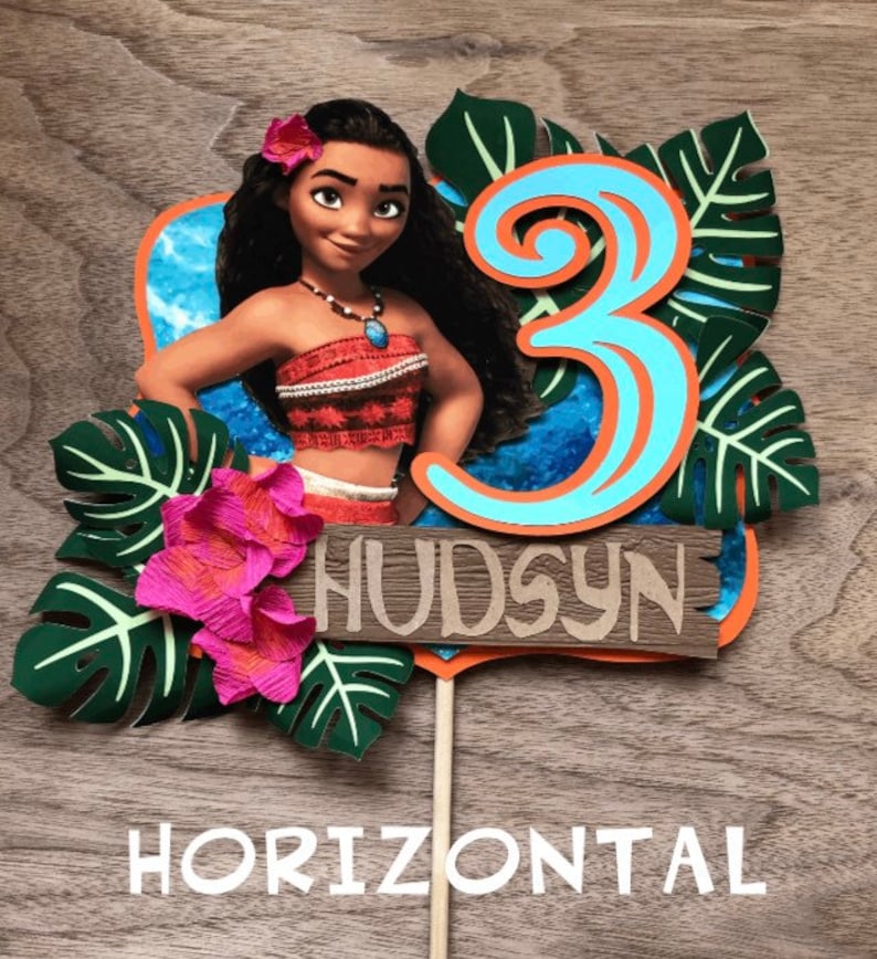 Moana Island Princess Cake Topper/ Birthday Bild 7