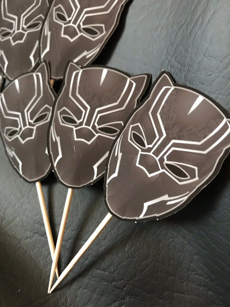 Black Panther Cupcake Toppers 12 Ct Etsy black-panther-cupcake-toppers-12-ct-etsy