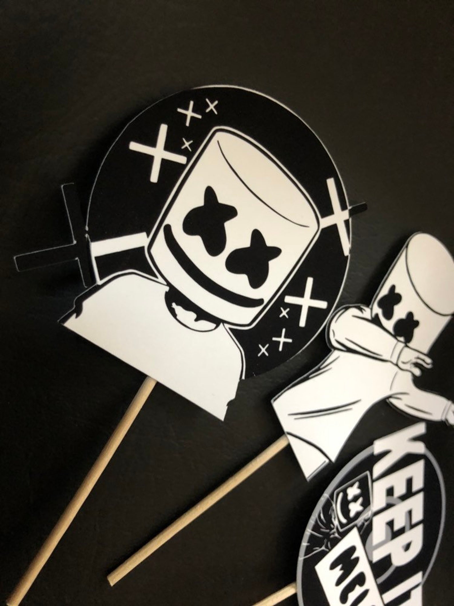 Dj Marshmello Cupcake toppers 12ct Etsy