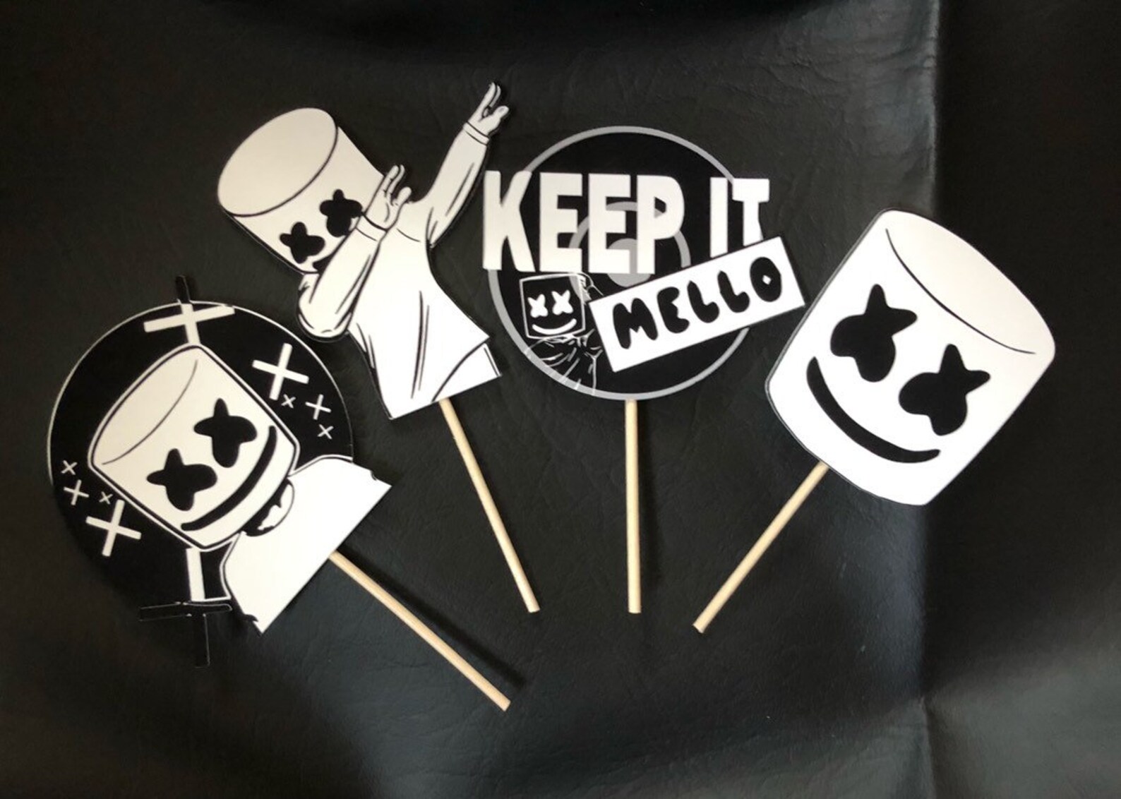 Dj Marshmello Cupcake toppers 12ct Etsy