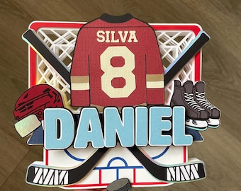 Hockey Cake Topper: Light-Up Hockey Cake Topper