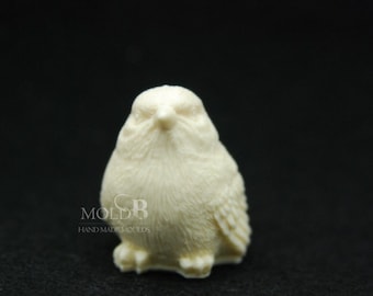 3D bird #2, Silicone Candle mold Ornament Candle Soap Mould Fondant mold Polymer Clay Jewelry Soap Making Mold Melting Wax Resin