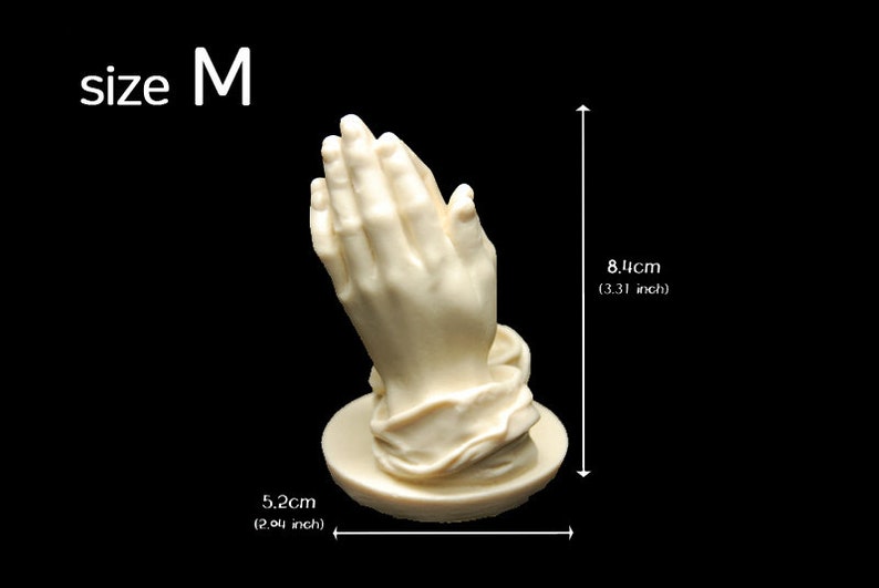 3D Praying Hands 4 Type Handmade Silicone Molds Moulds Candle Etsy