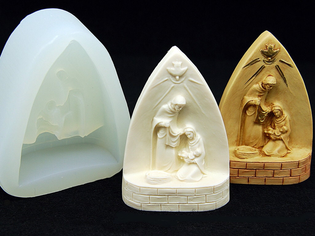 Jesus Dome Silicone Mold Chocolate Candle Molds Ornament Mold Etsy UK