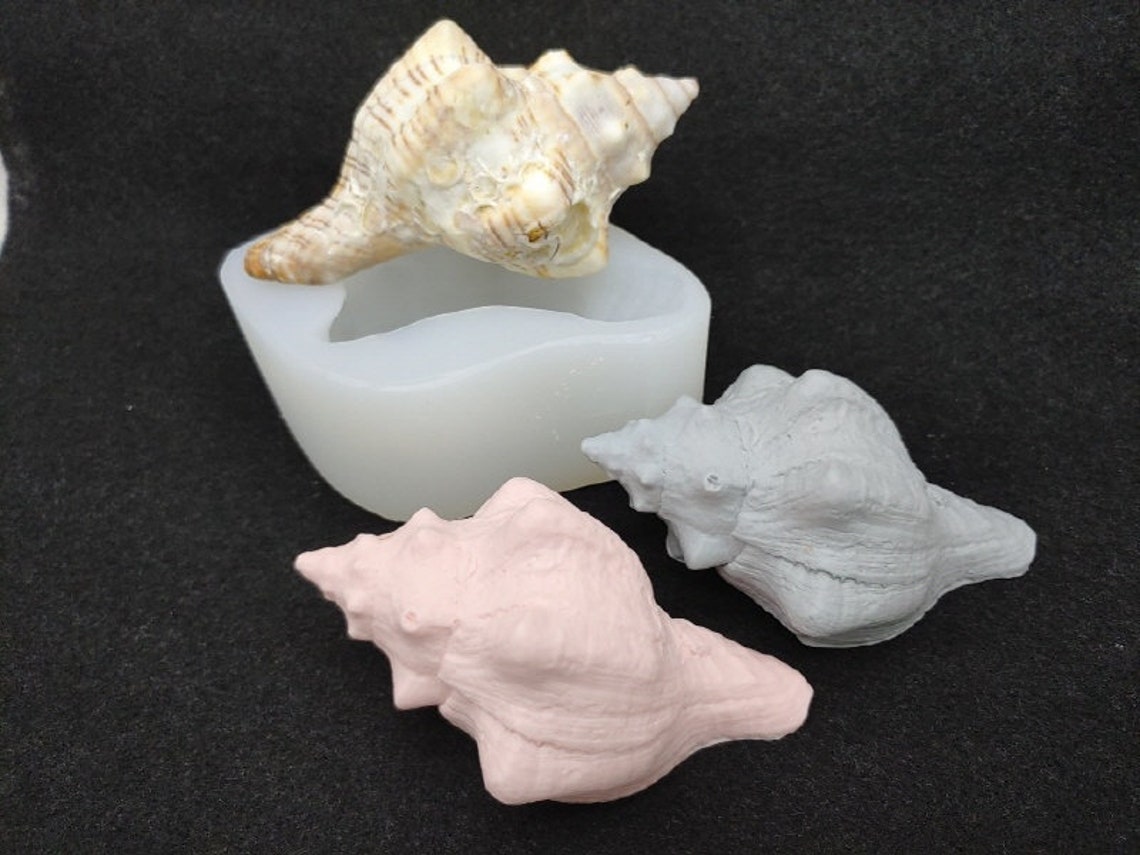 Sea Shell L Silicone Mold Chocolate Candle molds Ornament Etsy