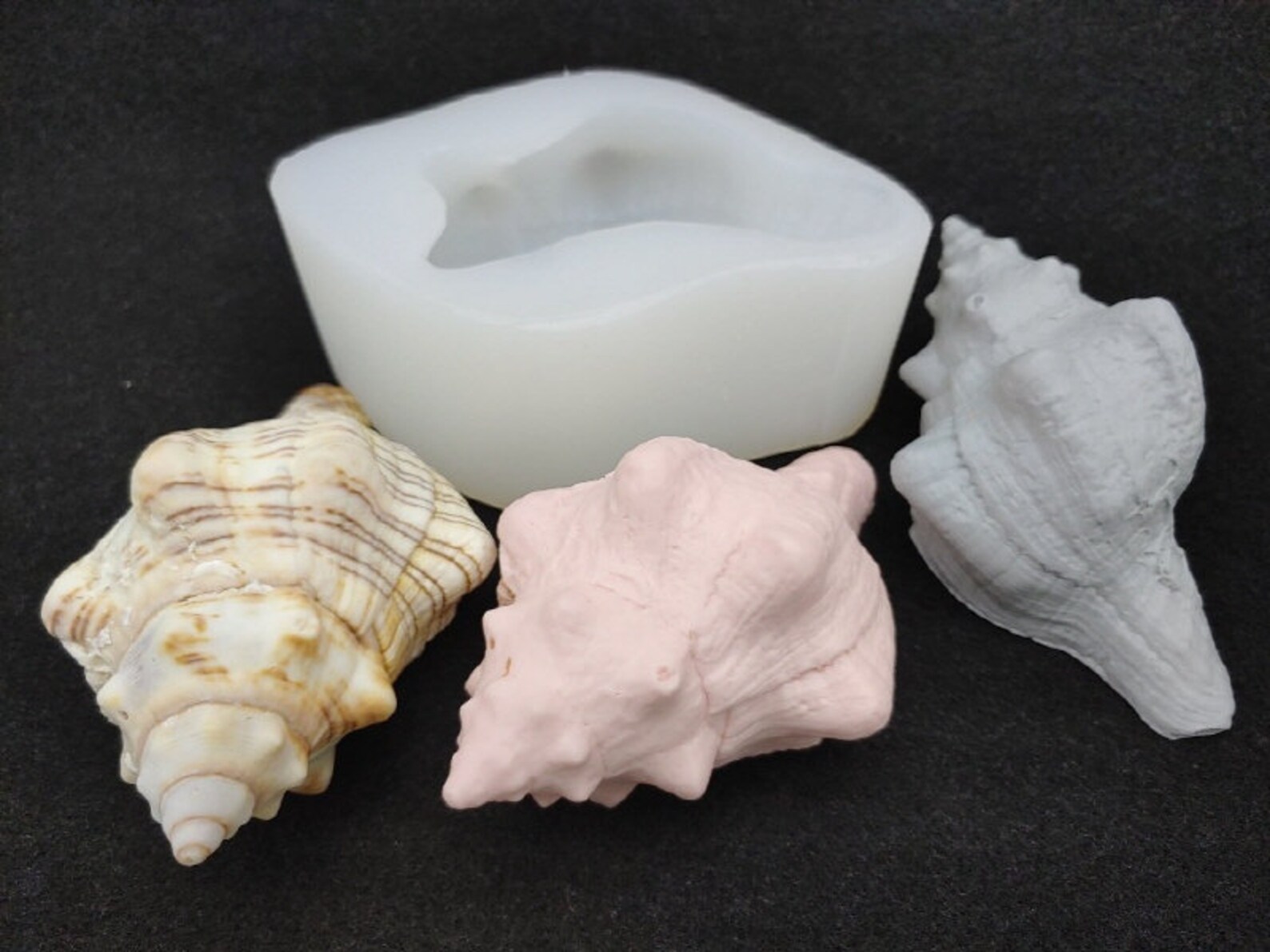Sea Shell L Silicone Mold Chocolate Candle Molds Ornament Etsy