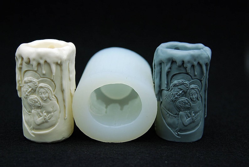 Jesus candle Silicone Mold Chocolate Candle molds Ornament Etsy