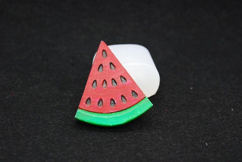 2D Watermelon Handmade Silicone Mold Ornament Soap Chocolate Fondant Polymer Clay Jewelry Soap Making Wax Resin
