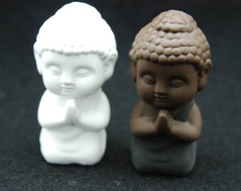 Praying Buddha, Silicone Mold Chocolate Candle molds Ornament Mold Soap Moulds Polymer Clay Jewelry Soap Making Mold Melting Wax Resin