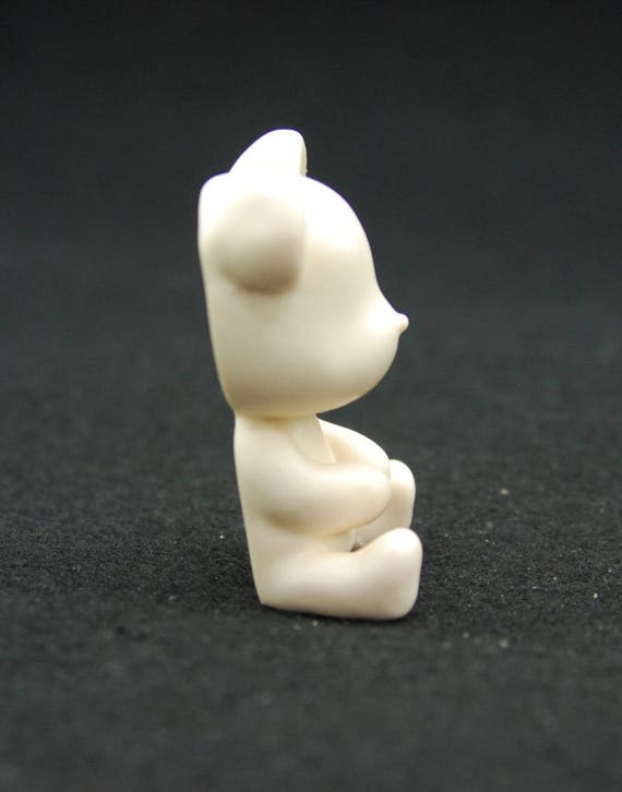 Silicone Mold Chocolate Candle Ornament Soap Mould Fondant Polymer Clay Soap Making Melting Wax Resin 2D Bear S