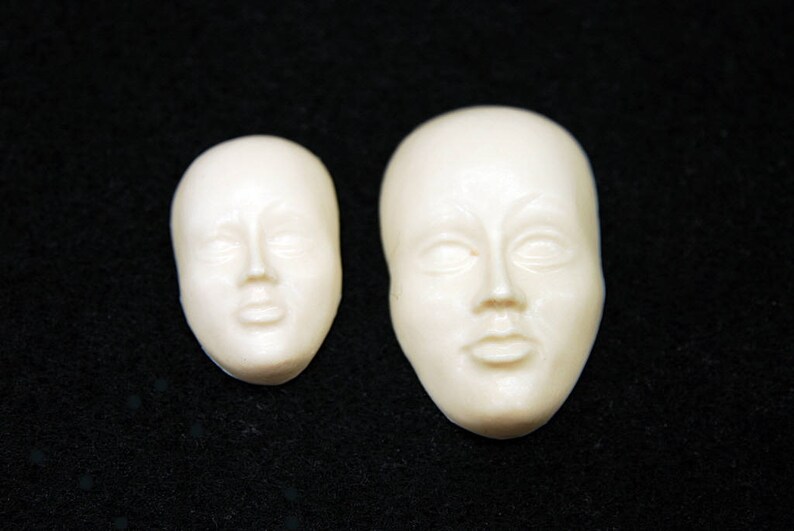 2D Face SET Silicone Molds Sugarcraft Molds Polymer Clay Etsy