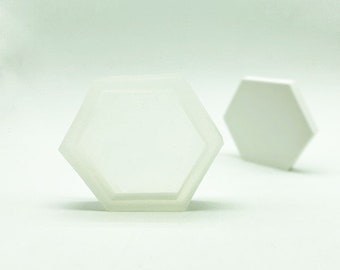 Hexagon Tray L, Handmade Silicone Mold Ornament Soap Chocolate Fondant Polymer Clay Jewelry Soap Making Wax Resin