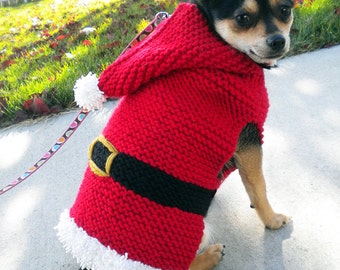 Holiday Hoodie for Dogs Knitting Pattern