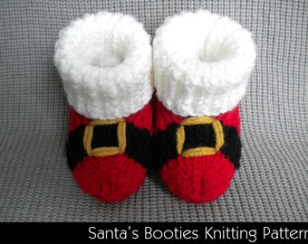 newborn christmas booties