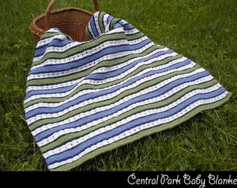 Central Park Baby Blanket Knitting Pattern