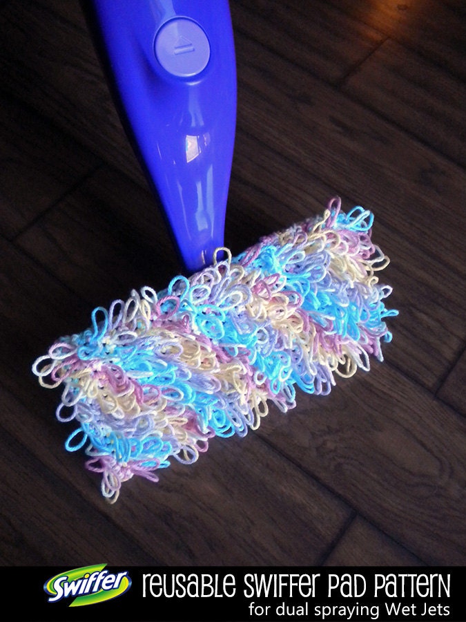 Motif au crochet pour balai à franges Swiffer Dual Jet