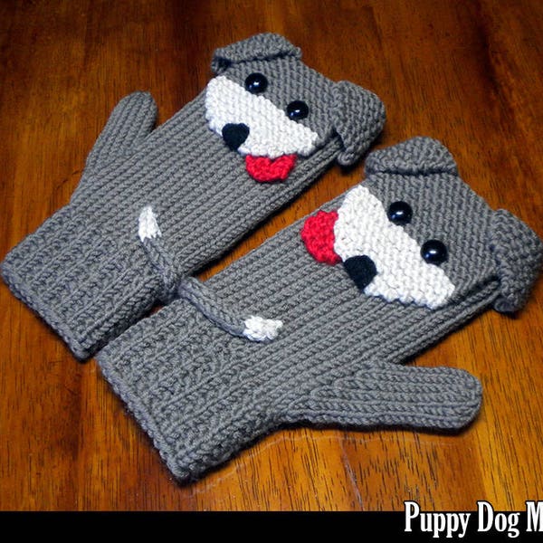 Mitaines pour chien chiot pour le modèle de tricot familial