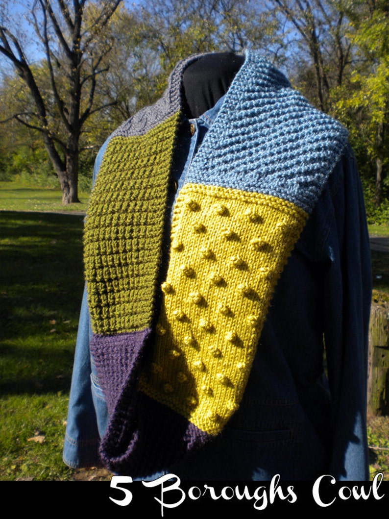 The 5 Boroughs Cowl knitting pattern image 2