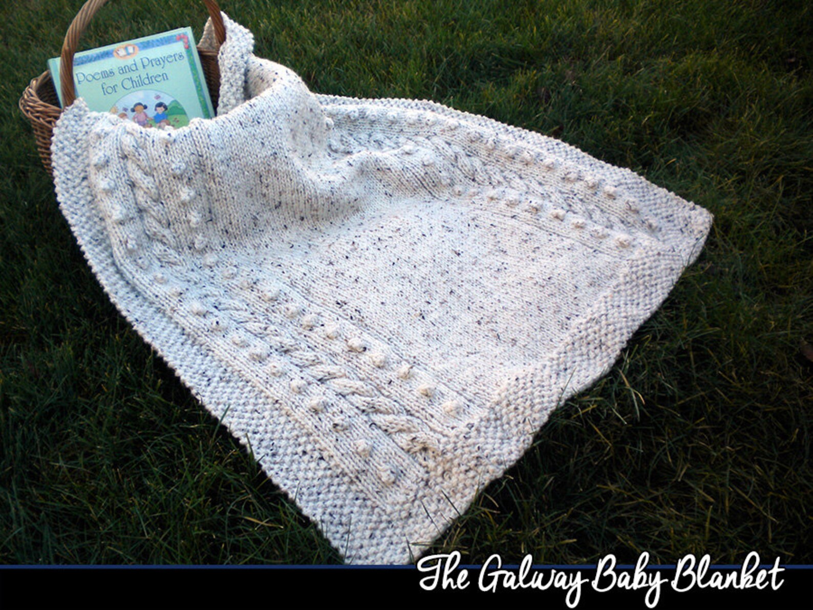 The Galway Baby Blanket Knitting Pattern Etsy