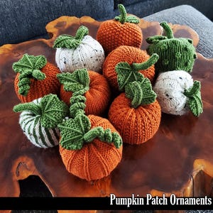 The Pumpkin Patch Ornaments Strickanleitung