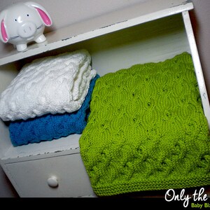 Only the Best Baby Blanket Knitting Pattern image 1