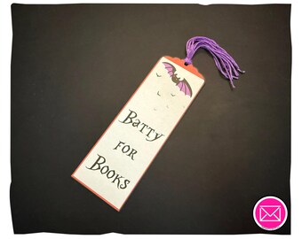 Going Batty Personalized Bookmark