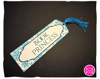 Frozen Flurry Personalized Bookmark