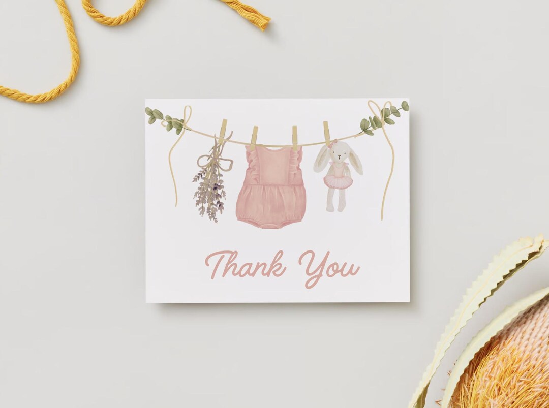 Simply Sweet Thank You Note Cards - Individual or Set of 5, 15, or 25 ...