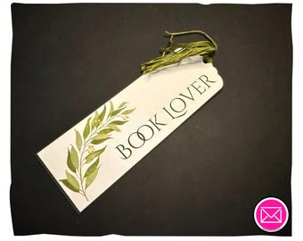 Dark Botanicals Personalized Bookmark