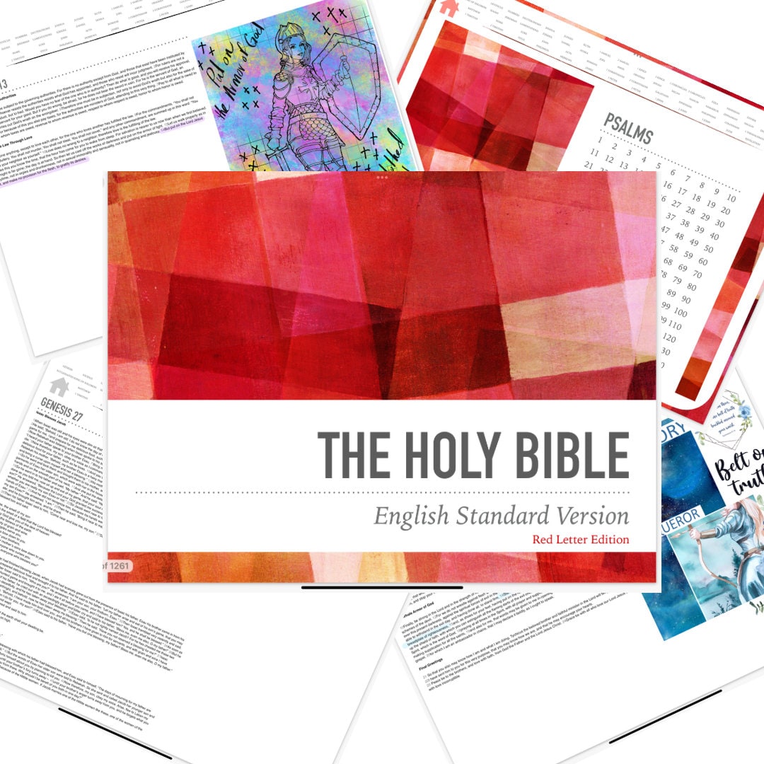 ESV Digital Journaling Bible English Standard Version, Red Letter