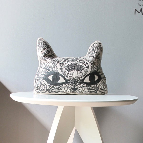 Wohnzimmer Deko Duftkissen Duftkissen Grün Limette Duft Lufterfrischer Unikat Design Dekokissen Boho Chic Geschenk für Katzenliebhaber