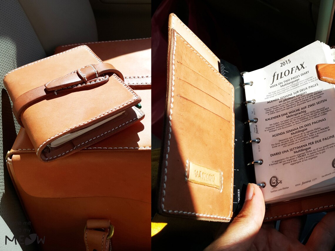 Filofax Binder Pocket Size 6 Ring Binder Planner Leather Etsy