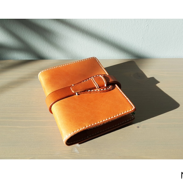 Filofax Binder Pocket Size 6 Ring Binder Planner Leather Personalized Journal Organizer