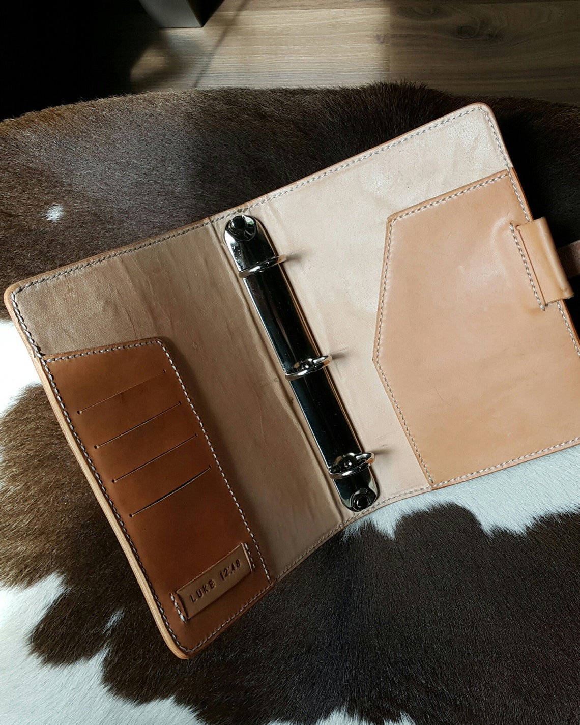Filofax Binder A5 Journal Leather Planner Personalized Etsy