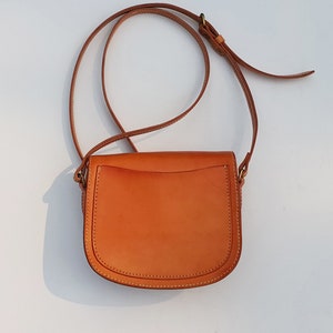 Mini Saddle Bag Purse Leather Crossbody Handmade Cute Hobo - Etsy