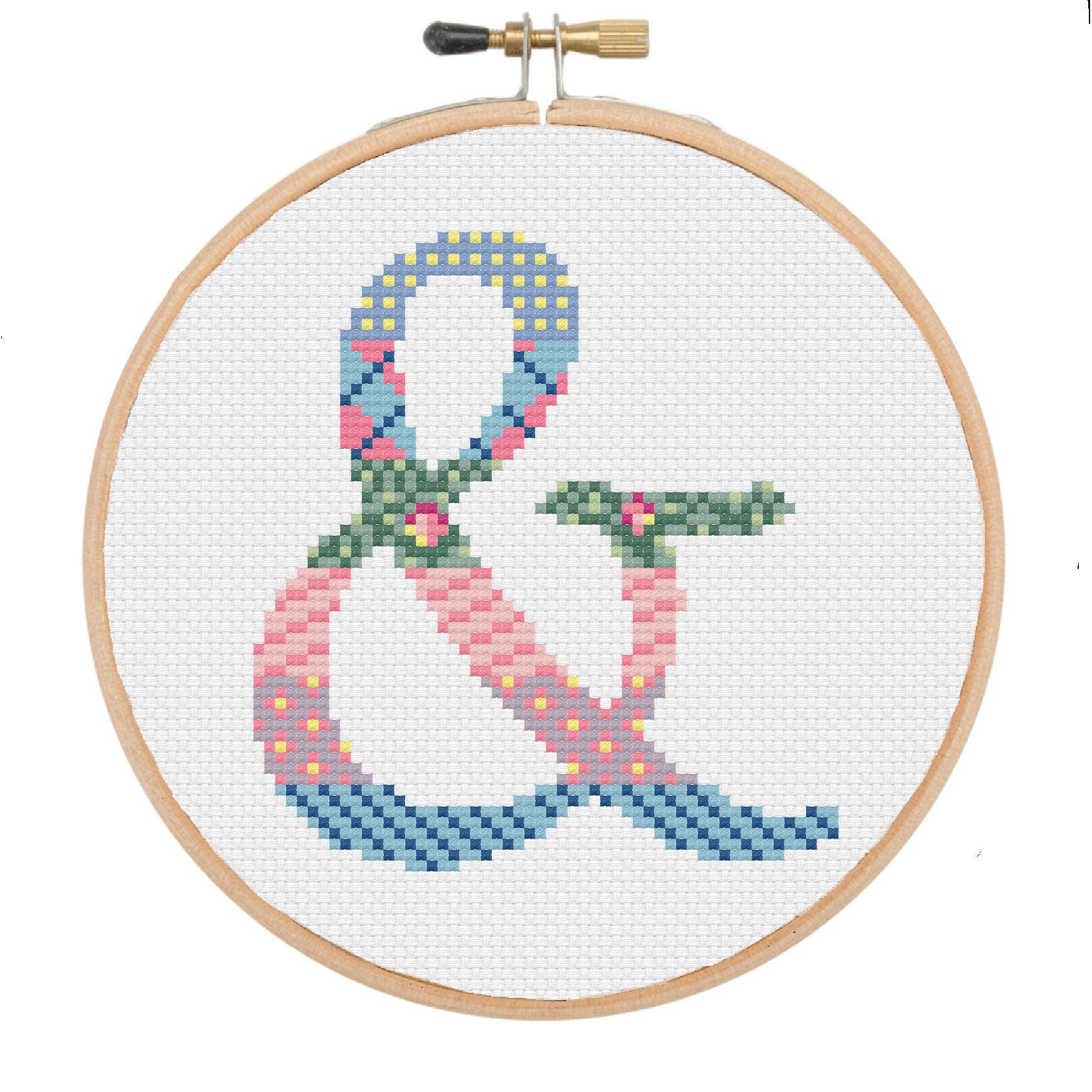 Modern Cross Stitch Pattern & symbol PDF Instant Download Etsy