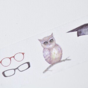 Lovely Owl Design Washi Tape 30mm x 5M Roll No.13277 image 3