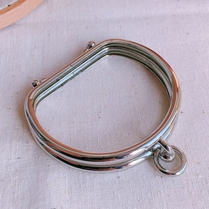 6.5cm x 5.5cm Silver Purse Frame