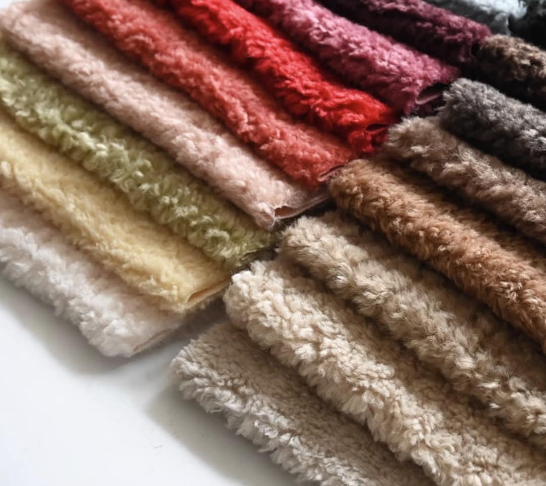 Teddy Bears Fabric Soft Fabric for Toy Stuffed Animal Making 32cm X