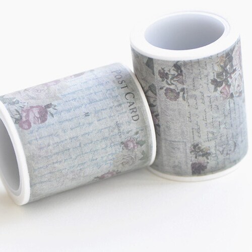 Retro Flower Vine Washi Tape /masking Tape 30mm Wide X 5M Etsy