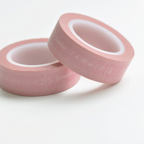 Cute Measuring Tape Ruler Washi Tape 15mm Wide X 10M No.13360 Etsy